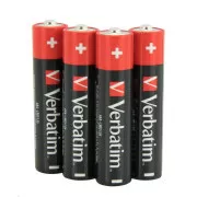 VERBATIM Alkalické batérie AAA, 4 Pack - Shrink, LR3