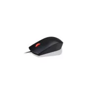 LENOVO myš drôtová Essential USB Mouse - 1600dpi, Optical, USB, 3 tlačidlá, čierna