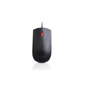 LENOVO myš drôtová Essential USB Mouse - 1600dpi, Optical, USB, 3 tlačidlá, čierna