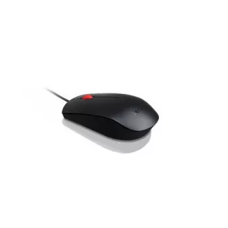 LENOVO myš drôtová Essential USB Mouse - 1600dpi, Optical, USB, 3 tlačidlá, čierna