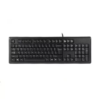 A4tech KR-92, klávesnica, CZ/US, USB, čierna