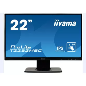 Iiyama dotykový monitor ProLite T2252MSC-B1, 54.6cm (21.5''), CAP 10-touch, Full HD, black
