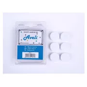 Set magnetov AVELI, biela farba