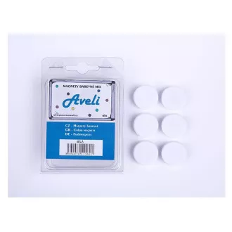 Set magnetov AVELI, biela farba Set magnetov AVELI, biela farba