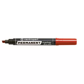 Popisovač Centropen 8516 permanent červený klinový hrot 2-5mm