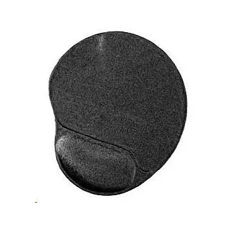 GEMBIRD Podložka pod myš gélová ergonomická Maxi, čierna
