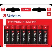 VERBATIM Alkalické batérie AA, 8 PACK, LR6