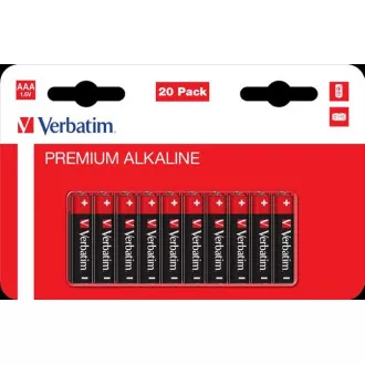 VERBATIM Alkalická Batéria AAA 20 Pack / LR03