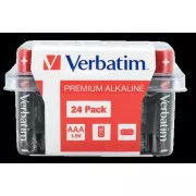 VERBATIM Alkalická Batéria AAA 24 Pack / LR03