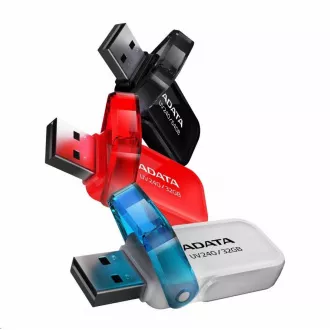 ADATA Flash Disk 16GB UV240, USB 2.0 Dash Drive, červená ADATA Flash Disk 16GB UV240, USB 2.0 Dash Drive, červená