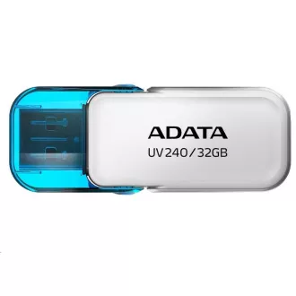 ADATA Flash Disk 32GB UV240, USB 2.0 Dash Drive, biela