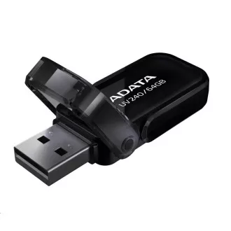 ADATA Flash Disk 64GB UV240, USB 2.0 Dash Drive, čierna