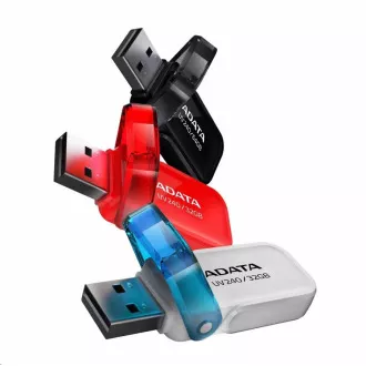 ADATA Flash Disk 64GB UV240, USB 2.0 Dash Drive, čierna