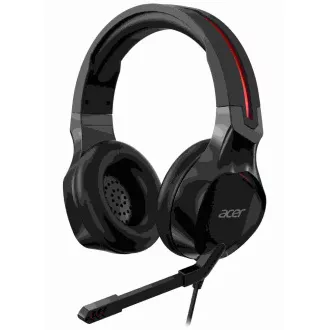 Acer NITRO GAMING HEADSET - 3, 5mm jack konektor, 50mm speakers, impedancia 21 Ohm, Microphone, (Retail pack)