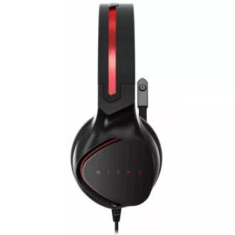 Acer NITRO GAMING HEADSET - 3, 5mm jack konektor, 50mm speakers, impedancia 21 Ohm, Microphone, (Retail pack)