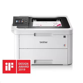 BROTHER tlačiareň color LED HL-L3270CDW - A4, 24ppm, 2400x600, 256MB, USB 2.0, WiFi, 250 listov, display 6,8 cm touch DUPLEX