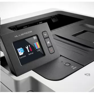 BROTHER tlačiareň color LED HL-L3270CDW - A4, 24ppm, 2400x600, 256MB, USB 2.0, WiFi, 250 listov, display 6,8 cm touch DUPLEX