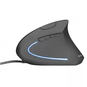 TRUST Myš Verto ergonomic mouse USB, black (čierna)