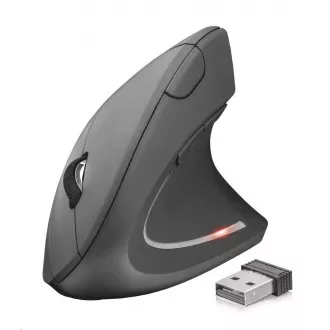 TRUST Myš Verto wireless ergonomic mouse USB, čierna (čierna)