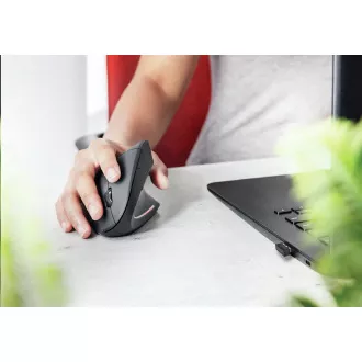 TRUST Myš Verto wireless ergonomic mouse USB, čierna (čierna) TRUST Myš Verto wireless ergonomic mouse USB, čierna (čierna)