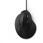 Hama vertikálna ergonomická káblová myš EMW-500, 6 tlačidiel, čierna