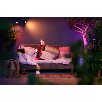 PHILIPS Lily Vonkajšie bodové svetlo, Hue White and color ambiance, 230V, 1x8W integr.LED, Chróm matný, rozšírenie (1741530P7) PHILIPS Lily Vonkajšie bodové svetlo, Hue White and color ambiance, 230V, 1x8W integr.LED, Chróm matný, rozšírenie (1741530P7)