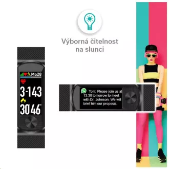 GARNI Q-69HR - fitness náramok s farebným TFT LCD displejom