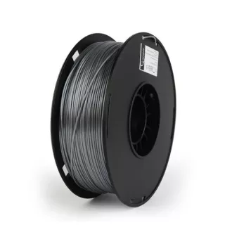 GEMBIRD Tlačová struna (filament) PLA PLUS, 1,75mm, 1kg, strieborná