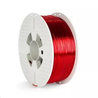 VERBATIM 3D Printer Filament PET-G 1.75mm 1000g red transparent