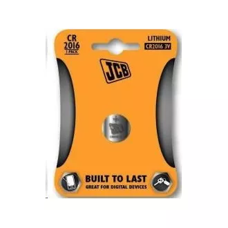 JCB gombíková lítiová batéria CR2016, blister 1 ks