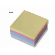 Bloček samolepiaci 76x76mm mix pastel farieb 4x100 listov