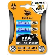 JCB OXI DIGITAL alkalická batéria LR06, blister 4 ks