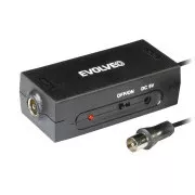 EVOLVEO Amp 1, anténny zosilňovač FM/DAB+/DVB-T2, filter LTE, 4G, 5G