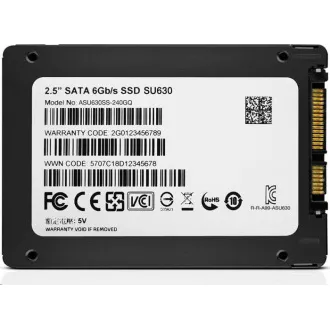 ADATA SSD 240GB Ultimate SU630 2,5" SATA III 6Gb/s (R:520/W:450MB/s) ADATA SSD 240GB Ultimate SU630 2,5" SATA III 6Gb/s (R:520/W:450MB/s)