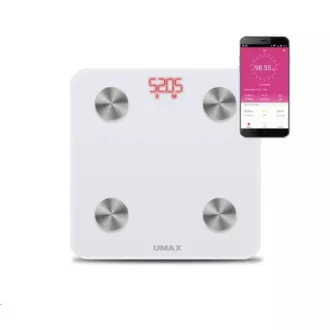 UMAX váha Smart Scale US20M múdra osobná váha - bluetooth, maximálna záťaž 150kg UMAX váha Smart Scale US20M múdra osobná váha - bluetooth, maximálna záťaž 150kg