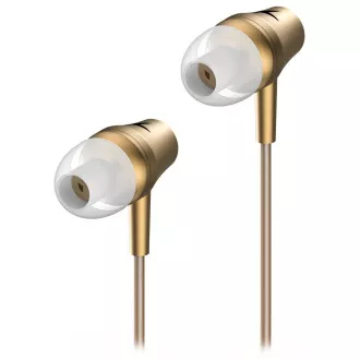 GENIUS slúchadlá s mikrofónom HS-M360, zlatá GENIUS slúchadlá s mikrofónom HS-M360, zlatá
