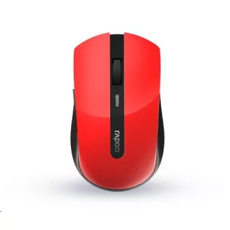 RAPOO myš 7200M Multi-mode bezdrôtová, červená