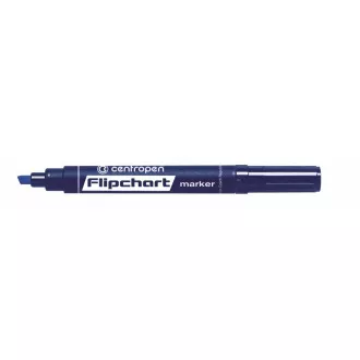 Značkovač Centropen 8560 na Flipchart modrý klinový hrot 1-4,6mm Značkovač Centropen 8560 na Flipchart modrý klinový hrot 1-4,6mm