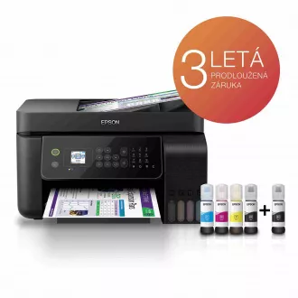EPSON tlačiareň ink EcoTank L5190, 4in1, A4, 33ppm, 4ink, USB, Wi-Fi Direct, TANK SYSTEM EPSON tlačiareň ink EcoTank L5190, 4in1, A4, 33ppm, 4ink, USB, Wi-Fi Direct, TANK SYSTEM