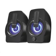 TRUST Gemi RGB 2.0 Speaker Set - čierny