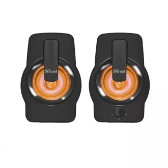 TRUST Gemi RGB 2.0 Speaker Set - čierny