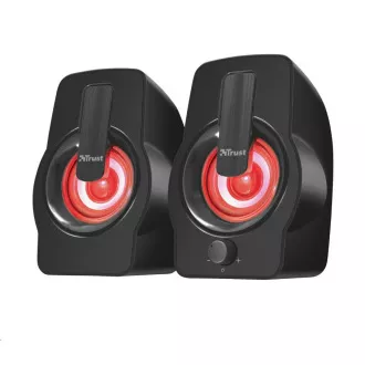 TRUST Gemi RGB 2.0 Speaker Set - čierny