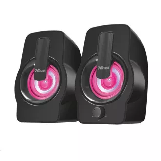 TRUST Gemi RGB 2.0 Speaker Set - čierny