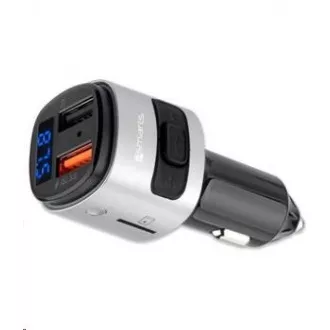 4smarts Bluetooth FM Transmitter s funkciou Quick Charge 3.0, čierna
