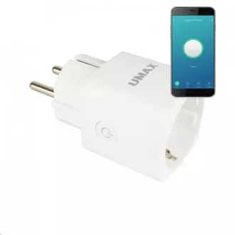 UMAX U-Smart Wifi Plug Mini - Chytrá Wifi zásuvka 16A s meraním spotreby, časovačom a mobilnou aplikáciou