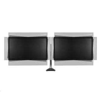 ARCTIC stolný držiak Z2 Pro (Gen3) pre 2x LCD do 34", nosnosť 2x15kg, 4x USB HUB, čierny (black)