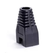 Ochrana pre konektor RJ45, non-snag-proof - čierna, 100ks
