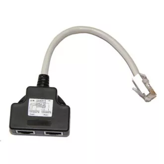 Adaptér (AD-4W) rozdvojka RJ45, 1x8p8c/2x8p4c, PC-PC, tienený Adaptér (AD-4W) rozdvojka RJ45, 1x8p8c/2x8p4c, PC-PC, tienený