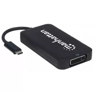 MANHATTAN Dokovacia stanica USB-C 4v1, 1xDP, 1xHDMI, 1xVGA, 1xDVI MANHATTAN Dokovacia stanica USB-C 4v1, 1xDP, 1xHDMI, 1xVGA, 1xDVI