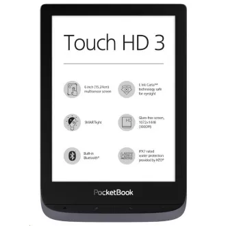 POCKETBOOK 632 Touch HD 3, Metallic Grey, 16GB POCKETBOOK 632 Touch HD 3, Metallic Grey, 16GB
